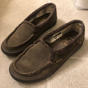 Roxy Suede Boat Shoes Loafers. Fiona.